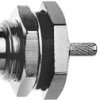 BNC panel socket 75 Ω, RG-179B/U, RG-187A/U, crimp connection, straight, 100023575