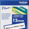 TZE-231S Label Printer Tape, 4 m, laminated