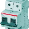 Wyłącznik nadprądowy MCB, Typ B, 2-biegunowy, 63A, 400V, ABB S802N-B63, S800N