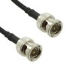 Coaxial cable, BNC plug (straight) to BNC plug (straight), 75 Ω, Belden 8218, 153 mm, 115101-06-06.00