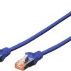 kabel LAN Digitus DK-1641-0025/B, 1 szt., RJ45, CAT 6, S/FTP, 0.25 m, niebieski