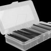 20734 Heat-shrink tubing assortment box, with inner adhesive, black se