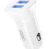 ŁADOWARKA SAMOCHODOWA 2XUSB 2,4A XO CC31 BIAŁA (LAD-2XUSB-CC31W)