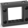 Cable entry frame, plastic, black, 440-00000
