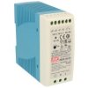 Zasilacz; na szynę DIN; MDR-40-24; 24V DC; 1,7A; 40,8W; sygnalizacyjna dioda LED; Mean Well