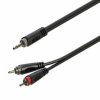 Przyłącze Jack 3.5 - 2xRCA: 1m ROXTONE