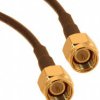 Coaxial cable, SMA plug (straight) to SMA plug (straight), 50 Ω, RG-174/U, grommet black, 750 mm, 135101-02-M0.75