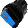 Przełącznik 2 pozycyjny 22mm czarny/niebieski z samopowrotem OI możl podświetlenie tworzywo IP69k SIRIUS ACT 3SU1002-2BC50-0AA0