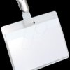 810619 Name tag, 60x90 mm, clip, transparent, pack of 25
