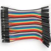 Premium Jumper Wires 40pk (Female/Female) 100mm
