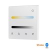 Naścienny panel bezprzewodowy 2.4GHz LED CCT 4 strefy/4 sceny 3V biały