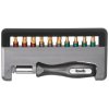 kwb 154010 Bit set 12-piece fits pockets titanium Bits colour coded