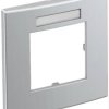 Ramka okładki 1x 84x84mm alu OBO Bettermann, 6119340, (S x W) 84 mm x 84 mm