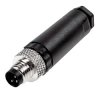 Złącze M8 3p IP67, wtyk męski prosty; KLS15-M8 A-P1-3p