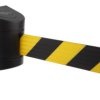 Bariera ochronna długość taśmy 4.6m Bariera chowana Czarny, żółty