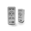 Rozgałęźnik elektryczny R-3 3gn. b.u. + 2xUSB + 2xUSB-C / LxW72028