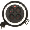 Kompaktowy Przedłużacz 3M Zwijany Comfort-Line Cls 4X230v Czarny/Biały...