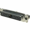 Złącze żeńskie D-SUB z gniazdem koncentrycznym, 20+1pin, ITT CANNON