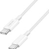 LogiLink USB-C Kabel USB 2.0 Złącze męskie USB-C® 1 m biały CU0341
