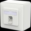 130D370027-I E-DAT Modul Cat.6a IDC 1 Port AP traffic white