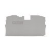WAGO 2010-1291 1mm End & Internal Plate for TOPJOB®S 2010-1200 T-blocks Grey