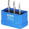 PFERD 22900810 Burr set: 3 HSS pins 6mm shank break-proof box.