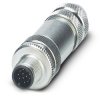 Złącze wielostykowe przemysłowe 12-pinowe M12 Montaż na kablu Wtyczka Phoenix Contact
