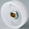 Rotary knob, 6.35 mm, PC, transparent, Ø 33 mm, H 14 mm, B8233631