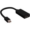 Value 12.99.3130 Mini DisplayPort to HDMI Adapter Cable Black 0.15 m