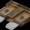 Automotive flat fuse, 7.5 A, brown