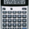 Texas Instruments TI-5018 SV Kalkulator kieszonkowy srebrny Wyświetlacz: 12 bateryjne, energią słoneczną (D x S) 170 mm
