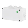 Puszka natynkowa hermetyczna IP55 156x95x68 szara z dławicami Industrial 2705-02 Elektro-Plast