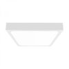 Plafoniera LED 24W 2400lm 4000K IP44 Kwadrat Mleczny Biała Ramka 7628