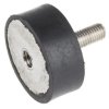 Mocowanie antywstrząsowe, M10, Ø 50mm, materiał: Guma naturalna 60Shore A, RS PRO
