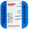 ROPAM IO-ari-230V bezprzewodowy, douszkowy, dwukanałowy sterownik 230VAC, 2xNO, 2xIN (N).