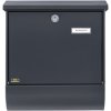 Burg Wächter 38215 SET VARIO 86720 Letterbox Steel Anthracite DIN C4