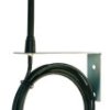 Antena GSM, 2,15dBi, 900/1800 Mhz, LMR195-5m , SMAm, czarny/ stalowy, AT-GSM-WALL