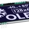 Wyświetlacz OLED DISPLAY VISIONS EAOLEDL128-6LWA (S x W x G) 68 x 51 x 2.1 mm