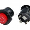 Przełącznik bistabilny okrągły czerwony 16A; 250V