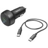 Hama 201614 Auto-Fast Charger 25 W Black USB-C PD 1m Long Car Charger