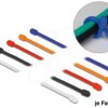 18972 Cable ties, reusable, 250 x 4 mm, five colours, 10 pieces