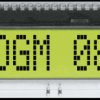 EA DOGM081L-A LCD text module, 48.3 x 12 mm, yellow / green