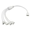 Rozgałeźnik RGBW 1na4 LED 5 pin na kablu do taśm LED