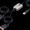 2P6FFC-USB-SERIAL Adapter cable, 2 port USB to serial RS232