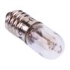 NA125E10 White 110V Neon Indicator Bulb E10
