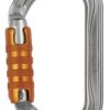 Karabińczyk Karabińczyk Aluminium, stal nierdzewnadł.: 11cm Petzl 22mm Potrójne działanie