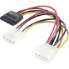 Renkforce RF-2926428 Current Y Adapter 4-Pin IDE to SATA Power 0.15m