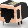 Socket, RJ45, 8 pole, 8P8C, Cat 3, solder connection, SMD, 5558178-1