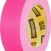 DEFENDER by Adam Hall Defender 58065NPIN Taśma materiałowa różowy neonowy (D x S) 25 m x 38 mm 1 szt.