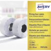 Avery-Zweckform PLP1226 Price Labels 26x12mm White Permanent 1500Labels/10 Roll